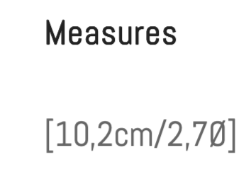 Tabla de Tallas