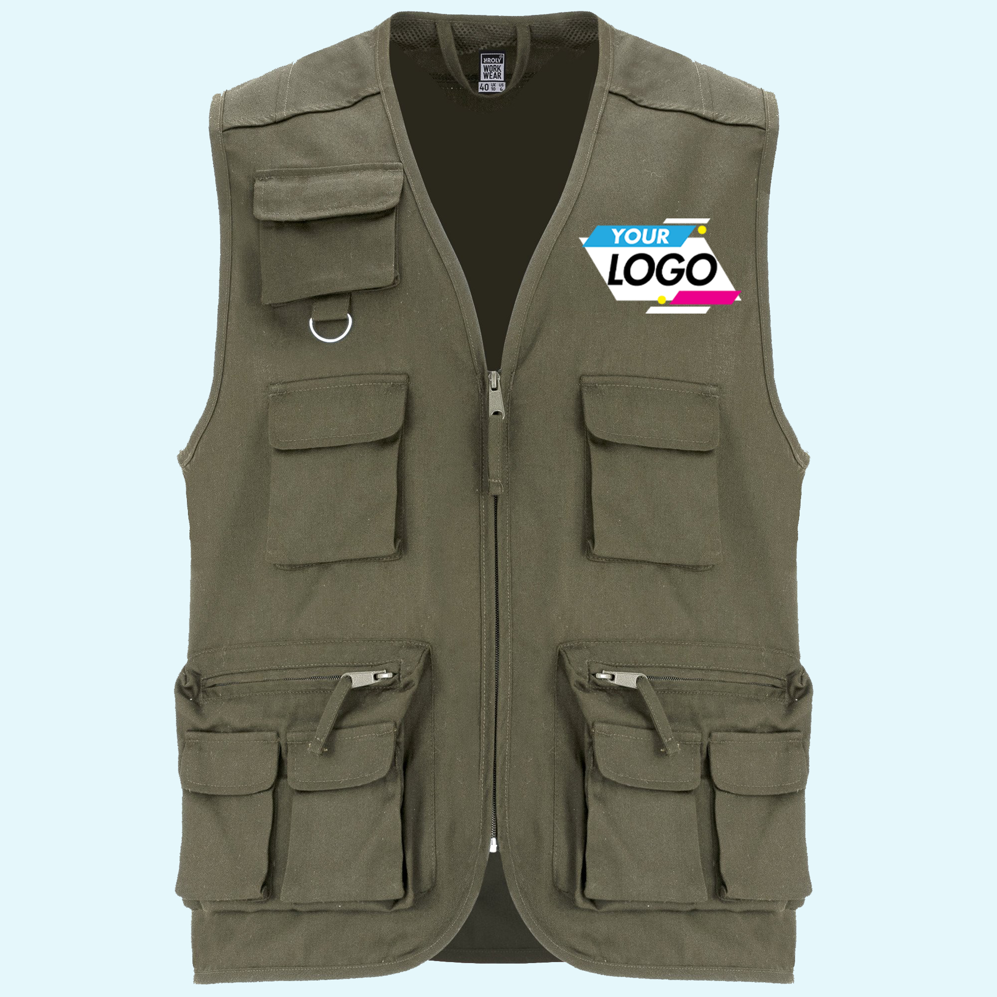 Multi-pocket Work Vest