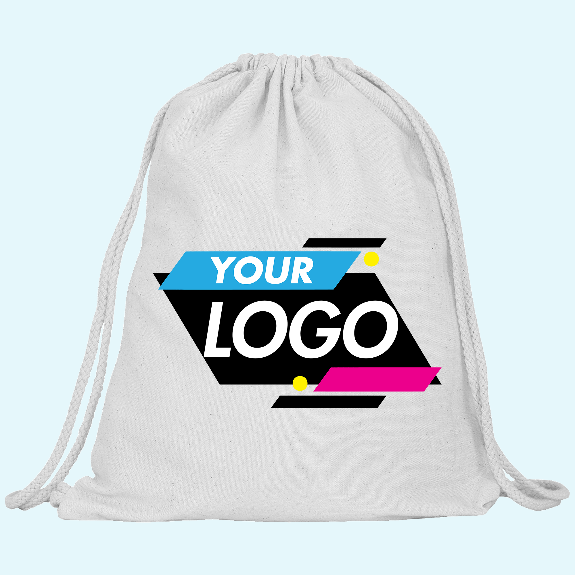 Custom Cotton Drawstring Backpack
