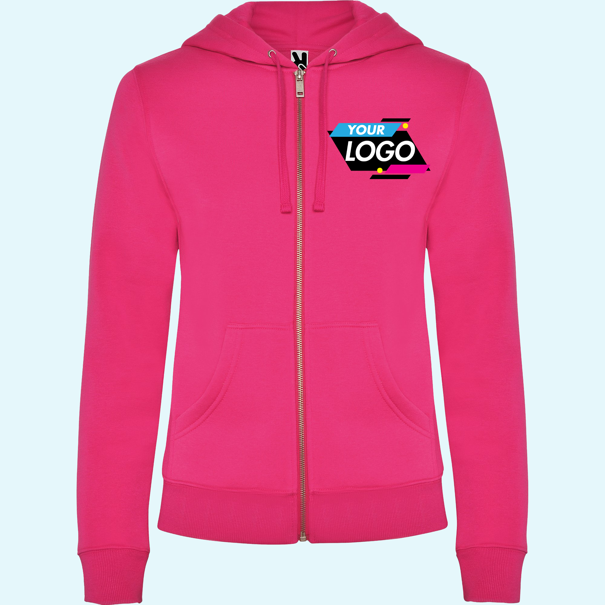 Custom Zippered Hoodie Woman