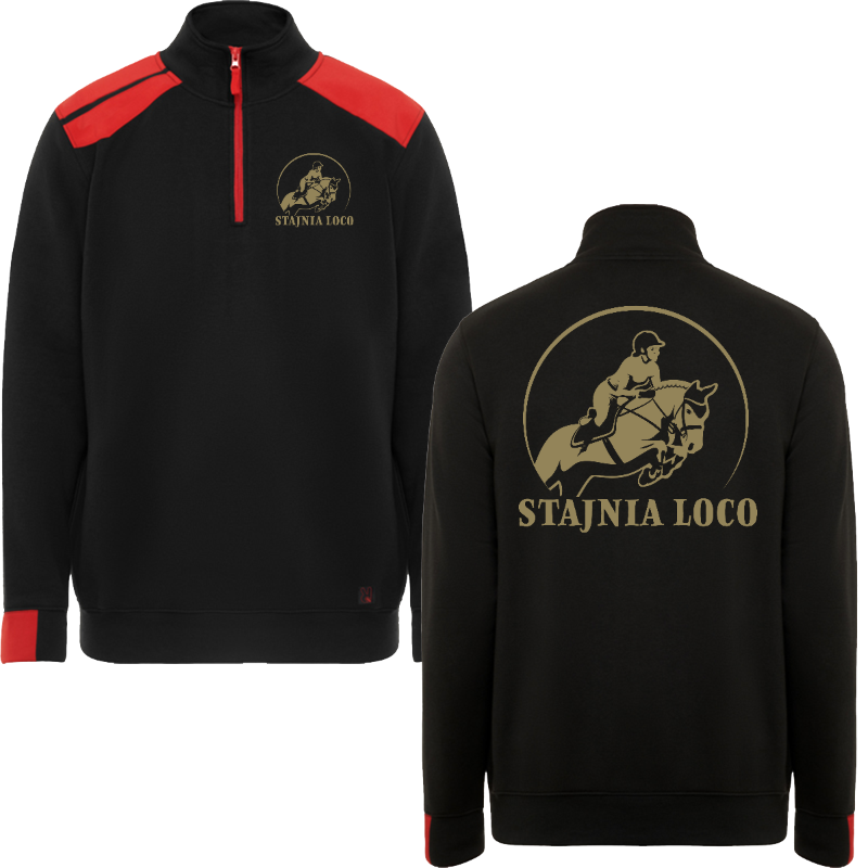 Bluza z zamkiem błyskawicznym na zamówienie